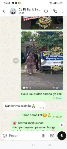 Testimonial Papan Bunga bintaro jaya